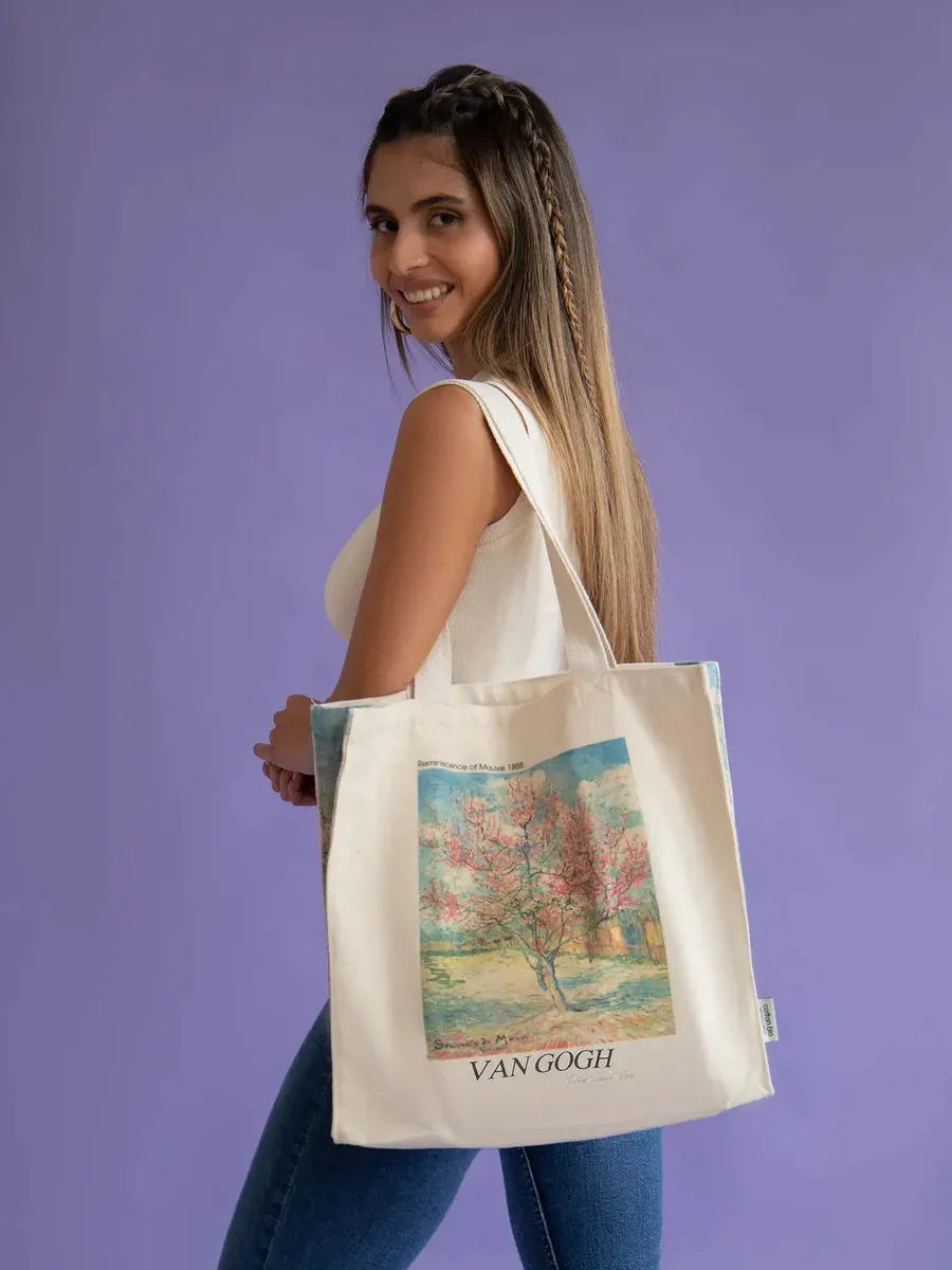 Van Gogh Pink Peach Tree - Tote Bag