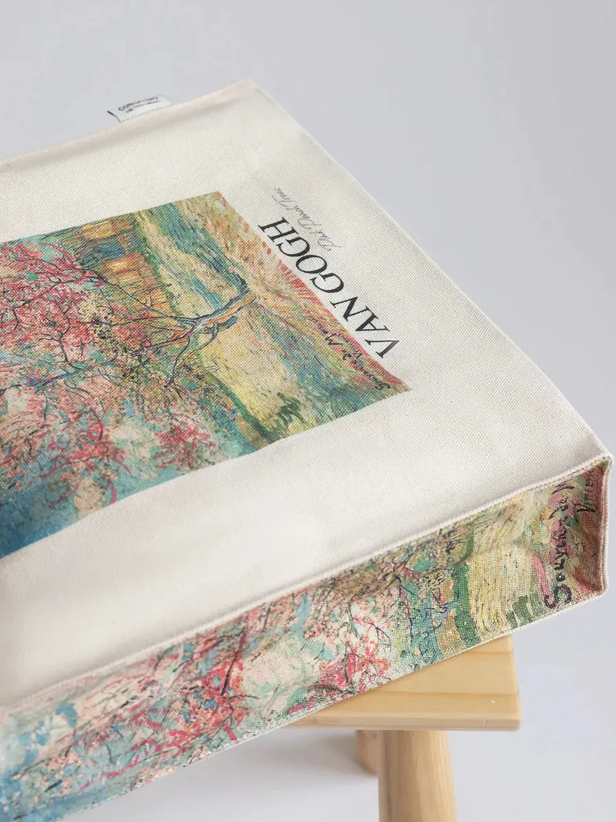 Van Gogh Pink Peach Tree - Tote Bag