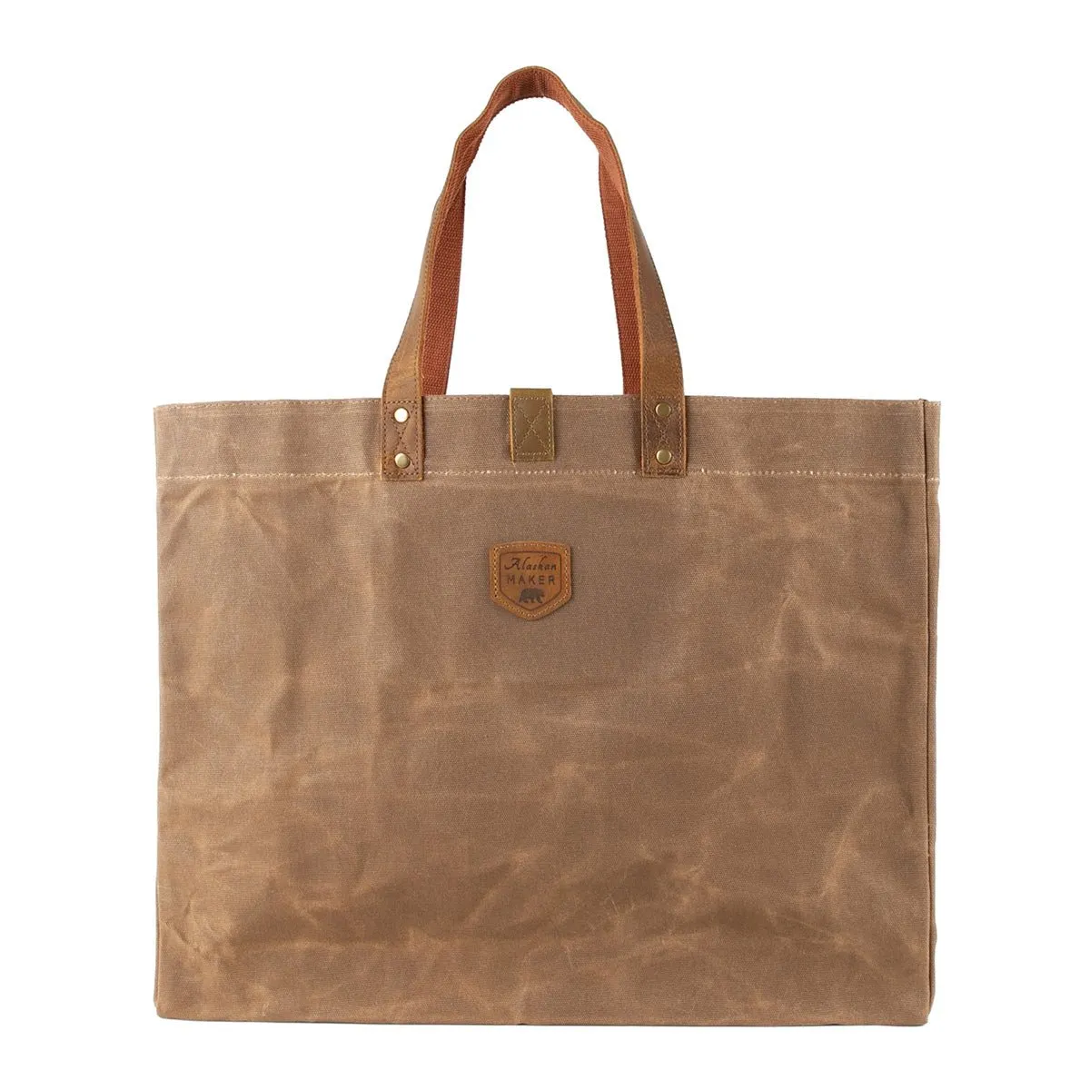 Waxed Canvas Tote Bag