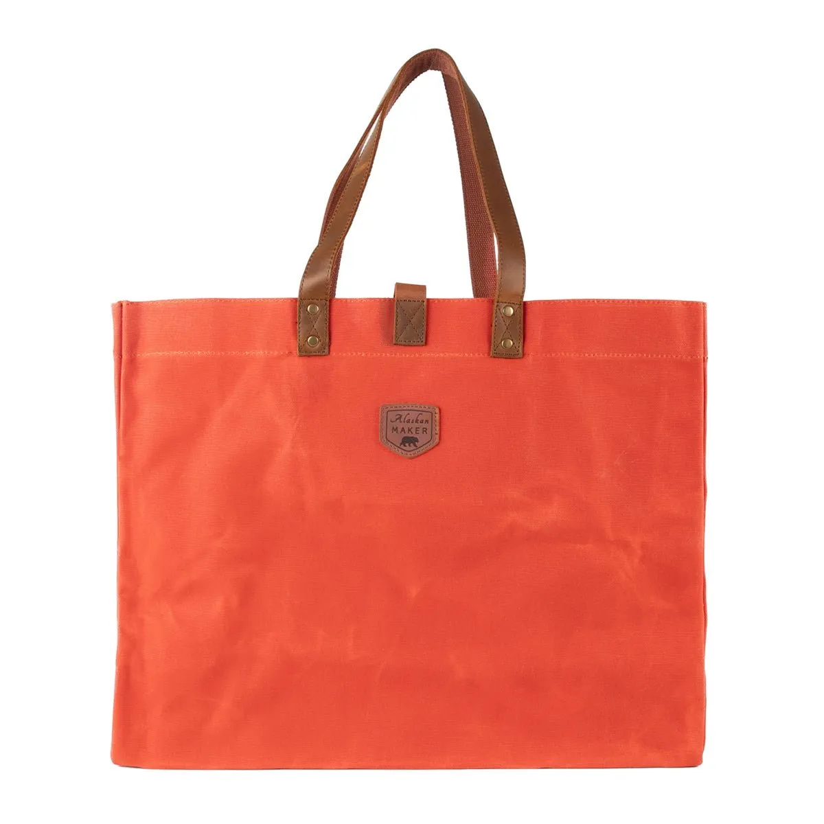 Waxed Canvas Tote Bag