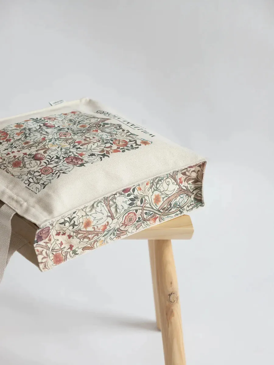 William Morris Red Rose - Tote Bag